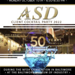 ASD to Mark Company’s 50-Year Anniversary with Cocktail Party During the 2022 NFDA Convention